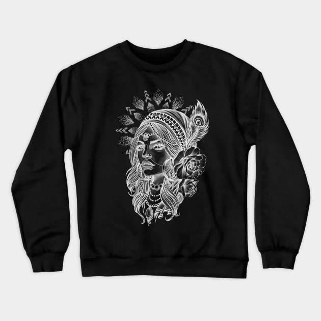 Gypsy goddess Crewneck Sweatshirt by Rachellily